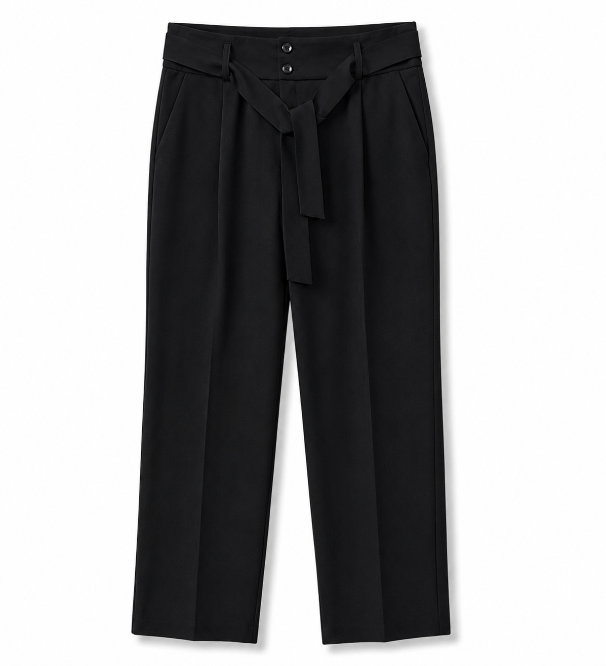 Noir Elegance Tailored Trousers