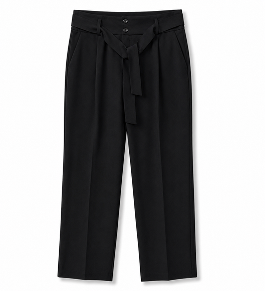 Noir Elegance Tailored Trousers