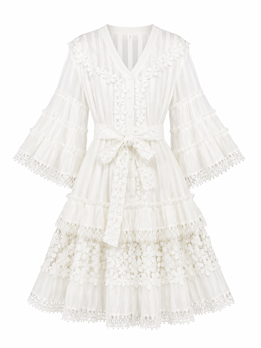 Stylish lacey frill dress