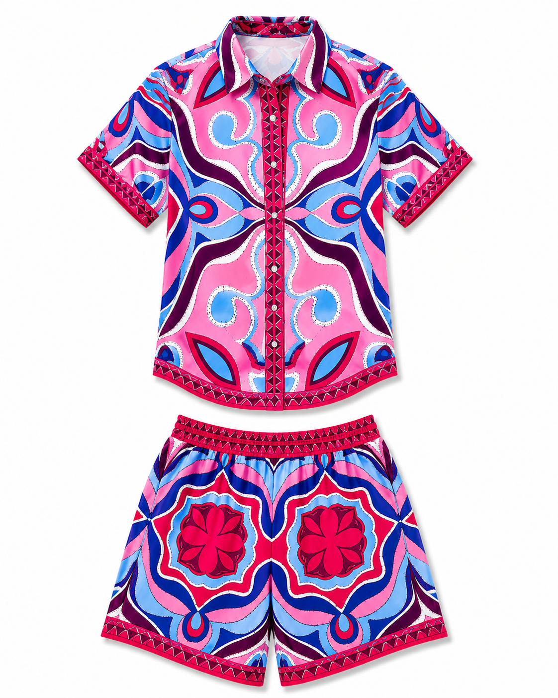 Pink Mirage High-Low Set