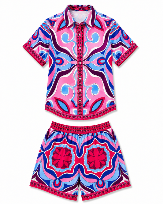 Pink Mirage High-Low Set