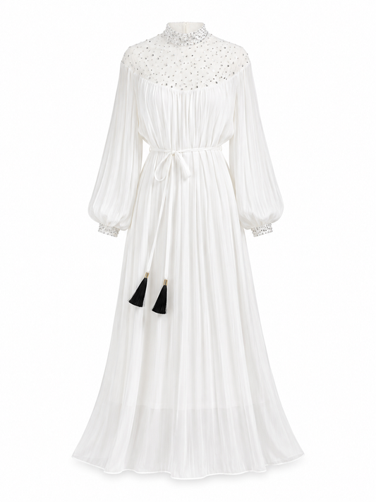 Midnight Pearl Grace Maxi Dress