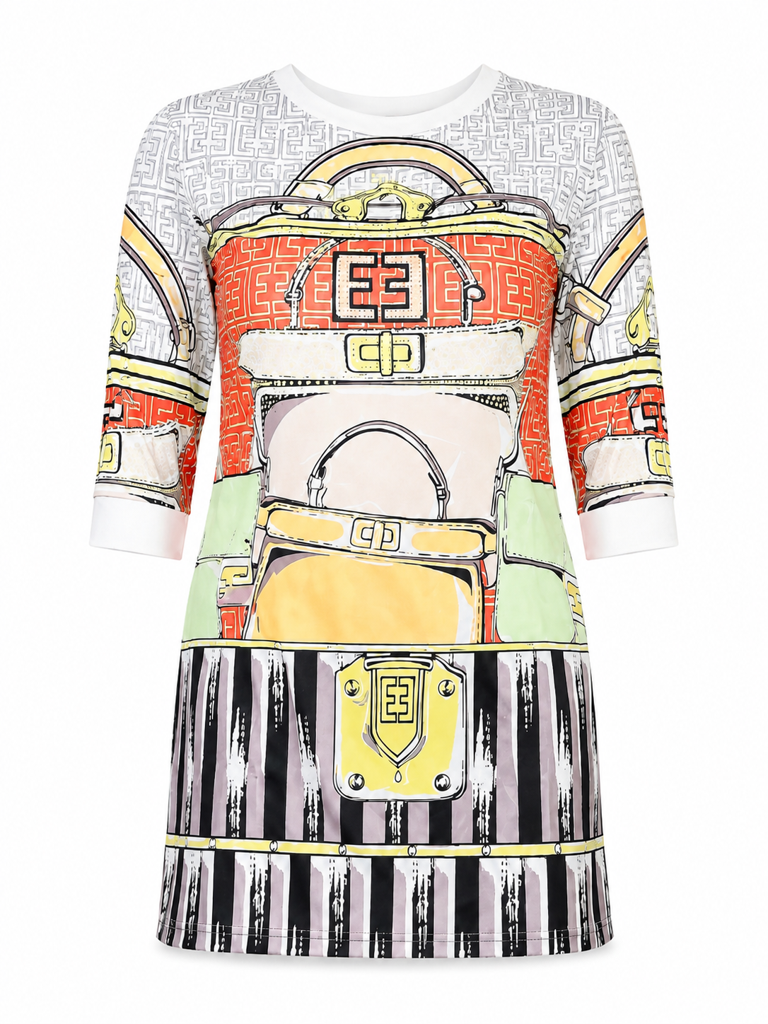 Luxe Sketch Tunic Dress