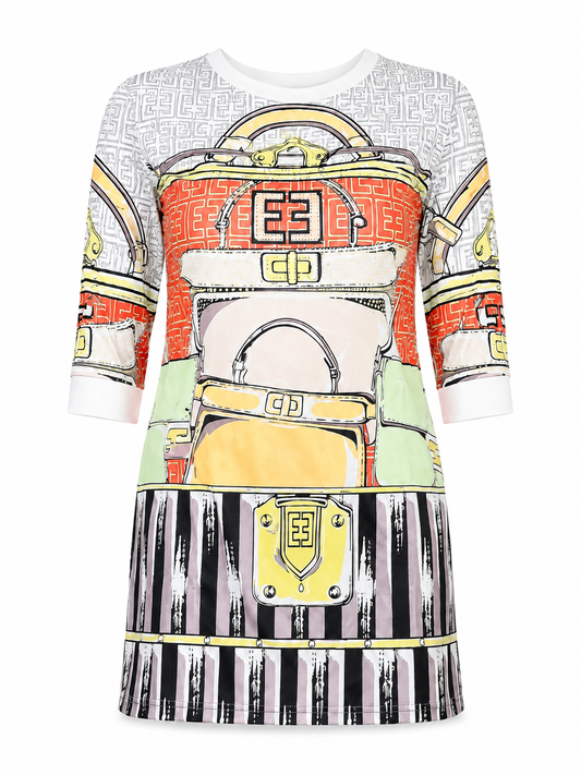 Luxe Sketch Tunic Dress