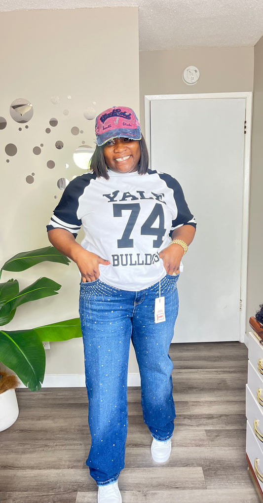 Yale bulldog tshirt