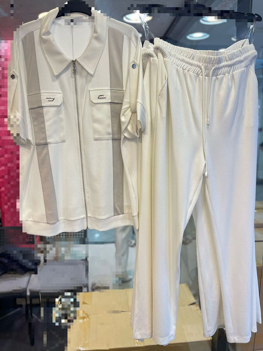 Front zip 2pc set